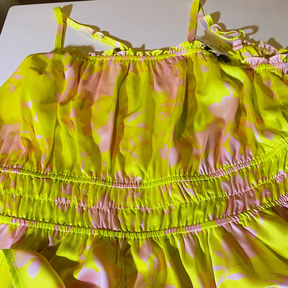 Satin Cami Shadow Floral